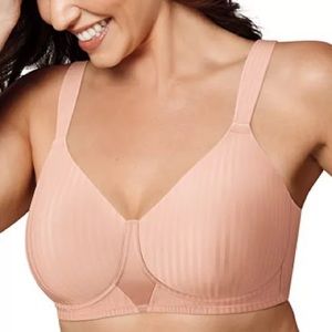 💥 SALE NWT Playtex Perfectly Smooth Bra Wireless in Pink 4707